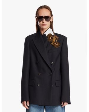 Dries Van Noten Barrysta Wool Blazer - Black