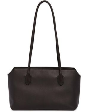 The Row Terrasse Leather Bag - Black