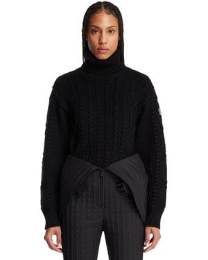 Moncler Wool Turtleneck Jumper - Black