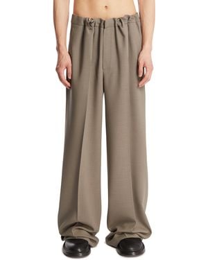 Calvin Klein Drawstring Trousers - Brown