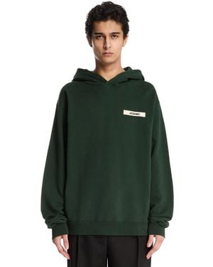 Jacquemus Le Hoodie Gros Grain - Green