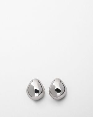 Phoebe Philo Pebble Stud - White