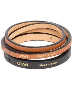 Loewe Set Di Bracciali Rigidi - Bianco