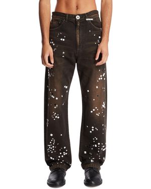 Maison Mihara Yasuhiro Studded Jeans - Black