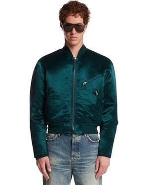 Tom Ford Acetate Bomber Jacket - Green