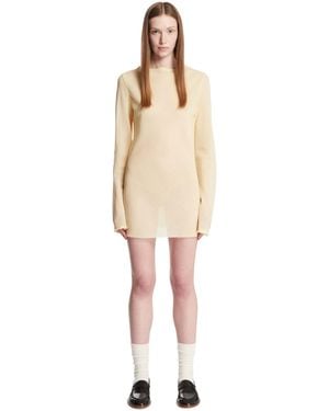 Rier Wool Dress - Natural