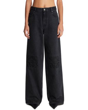 Loewe Jeans Anagram Baggy Neri - Nero