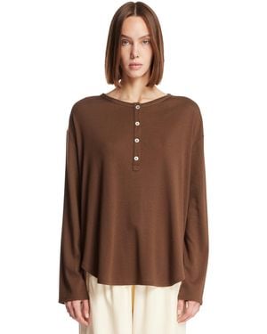 Umit Benan Mariebelle Serafina Blouse - Brown