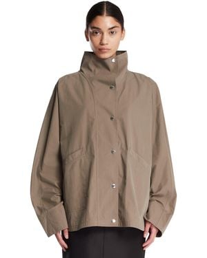 TOTEME Cotton-Blend Parachute Jacket - Brown