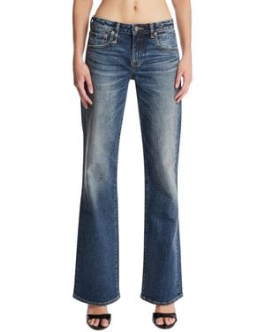 R13 Dark Boy Flare Jeans - Blue
