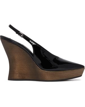 Alaïa Wedge Clogs - Black