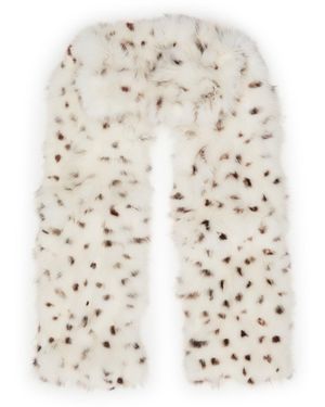 KULAKOVSKY Shearling Collar - White