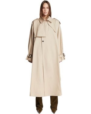 Saint Laurent Mantella Trench - Neutro