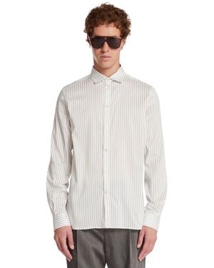 Valentino Garavani Striped Shirt - White