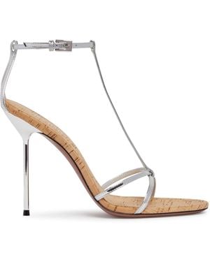 Paris Texas T-Strap Sandals - White