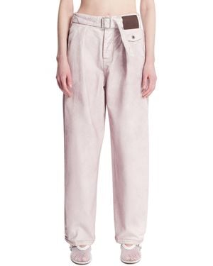 Loewe Cotton Trousers - Pink