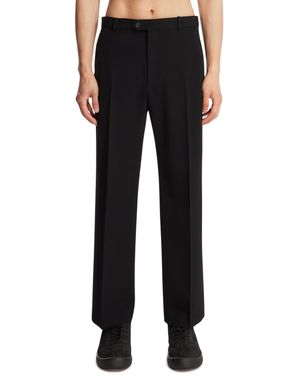 The Row Wool Trousers - Black