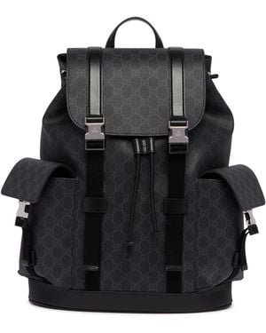 Gucci Large Gg Backpack - Black