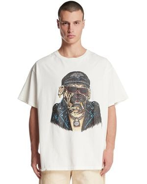Gallery Department Oct Biker Dog T-Shirt - White