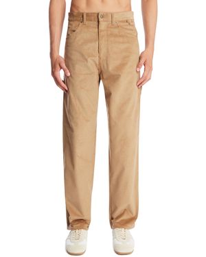 DARKPARK Ribbed Carpenter Trousers - Natural