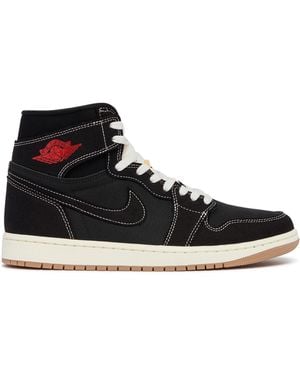 Nike Air Jordan 1 Retro High Trainers - Black