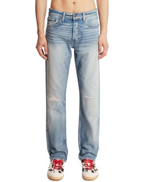 Antik Denim The Arizona Relaxed Straight Jeans - Blue