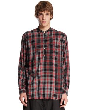 Undercover Checked Shirt - Red