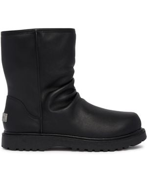 UGG X Willy Chavarria Leather Relaxed Boots - Black