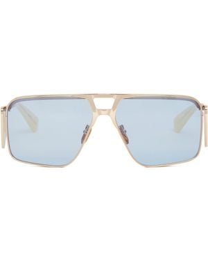 Jacques Marie Mage Golden Assen Sunglasses - Blue