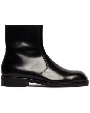Lemaire Leather Ankle Boots - Black