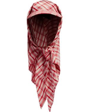 Jil Sander Foulard Cap - Red
