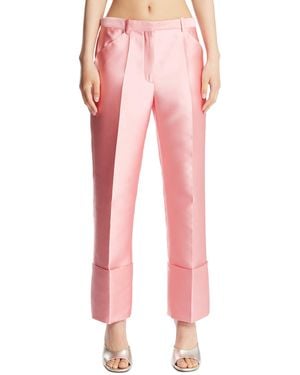 Calvin Klein Silk Blend Trousers - Pink