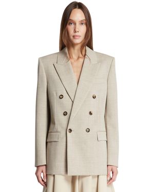 Saint Laurent Blazer Doppiopetto - Neutro