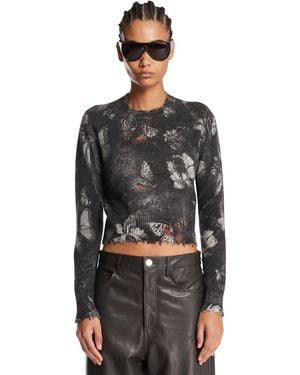 R13 Maglione Stampato - Nero