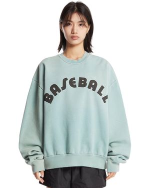 Fear Of God Cotton Baseball Sweatshirt - Blue