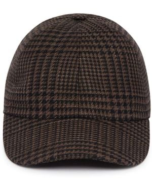 Brioni Cashmere Cap - Brown
