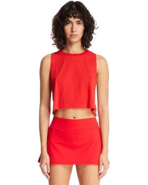Nike Skims Cropped Top - Red