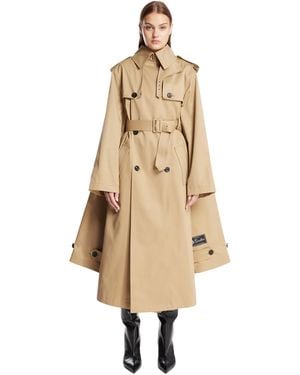 Jean Paul Gaultier Trench Con Cappuccio - Neutro