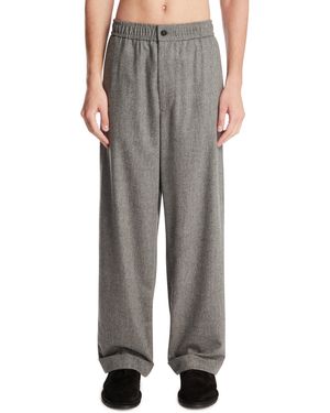 Giorgio Armani Wool And Cashmere Trousers - Grey
