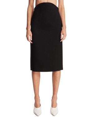 Jil Sander Wool Sabl Skirt - Black