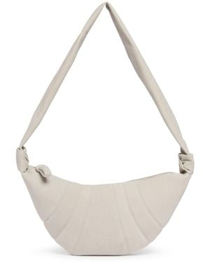 Lemaire Medium Croissant Bag - White