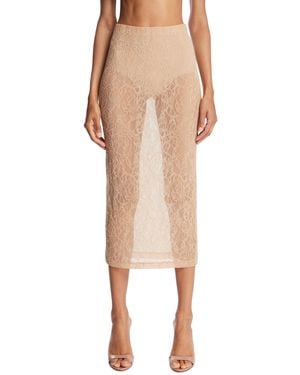 Wardrobe NYC Lace Skirt - Natural
