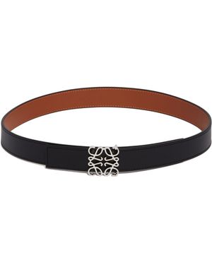 Loewe Reversible Anagram Belt - Brown