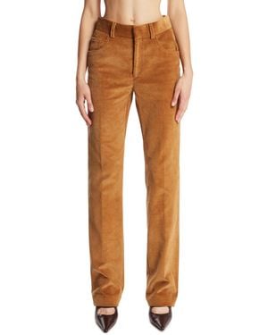 Petar Petrov Ribbed Trousers - Orange