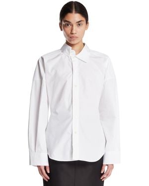 Rohe Asymmetric Collar Shirt - White
