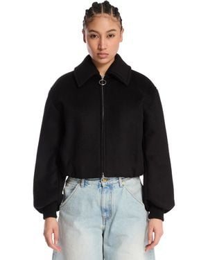 Acne Studios Wool Bomber - Black