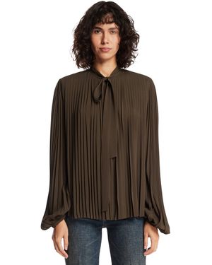Tom Ford Viscose Lavalliere Shirt - Brown