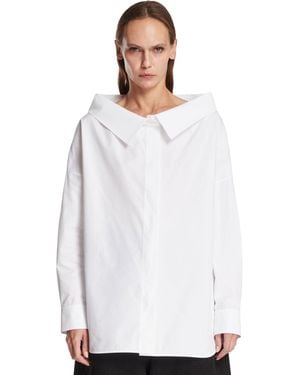 Balenciaga Oversize Stole Shirt - White