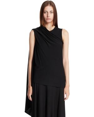 The Row Isadra Jersey Top - Black