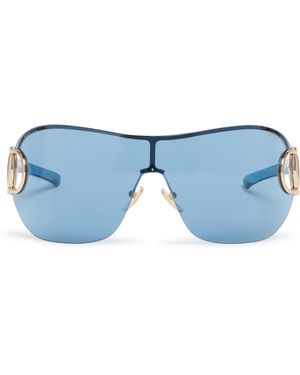 Gucci Shield Sunglasses - Blue